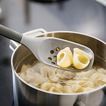 Soft Gray Silicone 5pc Kitchen Utensil Set with Rubber Handles