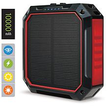 Solar Power Bank & Light with Wireless Charger