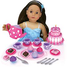 Sophia's by Teamson Kids Small Pink Tea Party Set for 18" Dolls