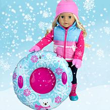 Sophia's by Teamson Kids Vest, Hat, Mittens & Tube Set for 18" Dolls