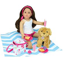 Sophia's by Teamson Pink Picnic Lunch Set for 18" Dolls