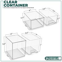 Sorbus 2-pack Storage Containers with Pull-Out Drawers