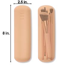 Sorbus 2-pk Waterproof Silicone Travel Cosmetic Makeup Brush Holder