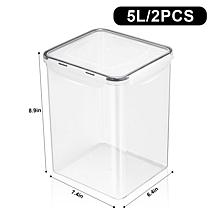 Sorbus 2pk Airtight Food Storage Containers with Lids, Labels & Marker