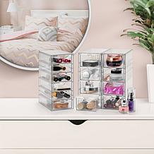 Sorbus 3-pk Makeup Organizer With 14 Drawers