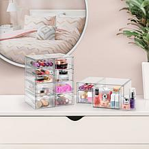 Sorbus 3-pk Makeup Organizers With 12 Drawers