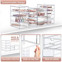 Sorbus 4-pk Makeup Organizer With 16 Drawers