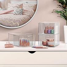 Sorbus 4-Pk Stackable Makeup Organizers