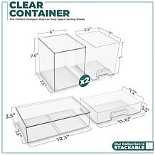 Sorbus Storage Containers with Pull-Out Drawers