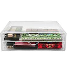 Sorbus XL Makeup Display Case with 2 Drawers