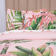 South Street Loft 3-piece Pink Palms Comforter Set
