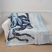 South Street Loft Oversized Octopus Printed Plush Throw