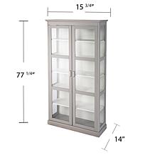 Southern Enterprises Bardonton Tall Curio Cabinet