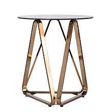Southern Enterprises Biddenham Round End Table