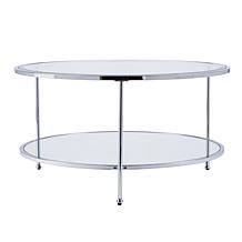 Southern Enterprises Carson Cocktail Table - Chrome