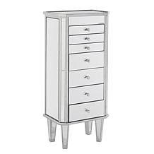 Southern Enterprises Christi Mirrored Jewelry Armoire
