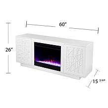Southern Enterprises Delgrave Color Changing Fireplace w/ Storage
