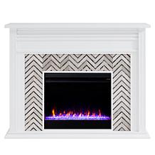 Southern Enterprises Hebbington Tiled Fireplace