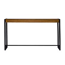 Southern Enterprises Holly & Martin Macen Console- Weathered Oak/Black