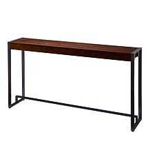 Southern Enterprises Holly&Martin Macen Console- Dark Tobacco/Gunmetal