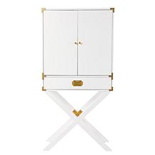 Southern Enterprises Leshire Tall Bar Cabinet with Storage