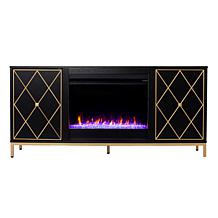 Southern Enterprises Marradi Color Changing Fireplace w/ Media Storage