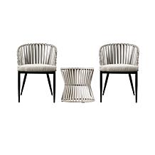 Southern Enterprises Melilani Wicker Outdoor Collection – 3pc Set