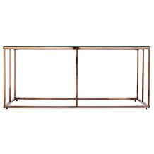 Southern Enterprises Nicholance Contemporary Glass-Top Cocktail Table