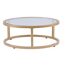 Southern Enterprises Opalyn 2-Piece Nesting Cocktail Table Set - Gold