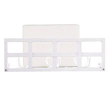 Southern Enterprises Owen Entryway Bench/Storage Rack - Matte White