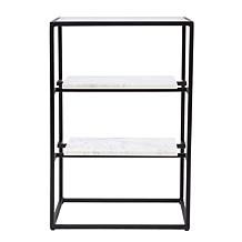 Southern Enterprises Paignton Glass-Top End Table w/ Storage