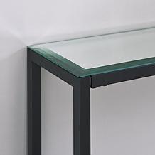 Southern Enterprises Pinsley Narrow Console Table - Black