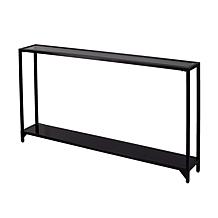 Southern Enterprises Stace Narrow Metal Console Table - Black