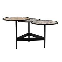 Southern Enterprises Trenlon Outdoor 3 Tier Cocktail Table