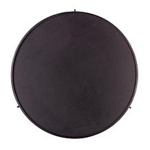Southern Enterprises Verlington Round Farmhouse Style Cocktail Table