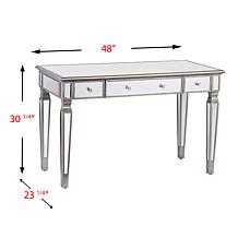 Southern Enterprises Wedlyn Mirrored Writing Desk