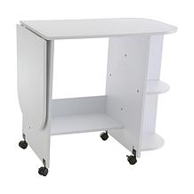 Southern Enterprises White Sewing and Craft Station