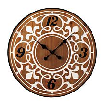 Southern Enterprises Yardlynn Round Wall Clock