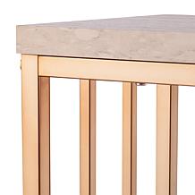 Southern Enterprises Youngston Faux Marble Console Table