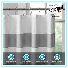 Spa Waffle Shower Curtain with 3M Treatment - Aqua/72"