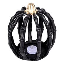 Spooky Lane Set of 3 LED Skeleton Pumpkins