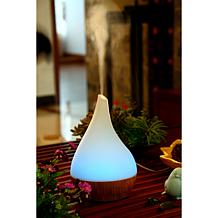 SPT Ultrasonic Aroma Diffuser Humidifier, Bamboo Base