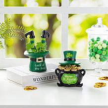 St. Patrick's Resin Table Decor 2-piece Set