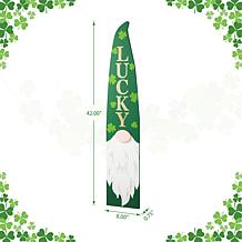 St. Patrick's Wooden Gnome Porch Decor