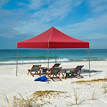 Stalwart 10' x 10' Canopy Tent - Red