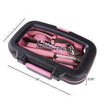 Stalwart 15-piece Household Hand Tools Set - Pink
