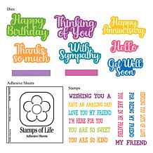 Stamps of Life All-Occasion Word Die Craft Kit