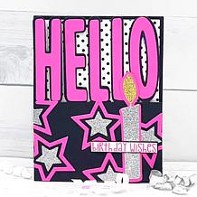 Stamps of Life Big Hello A2 Card Die Set