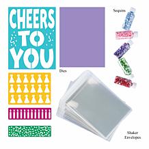 Stamps of Life Cheers to You Shaker Card Kit