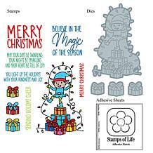 Stamps of Life Christmas Elf Stamp and Die Set